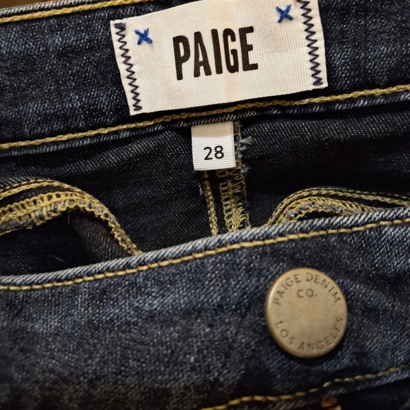 Paige Verdugo Ankle Nottingham Jeans. - Picture 2 of 16
